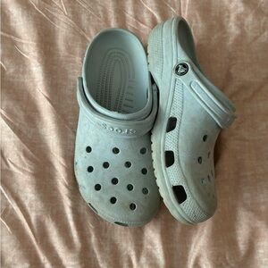 Blue crocs